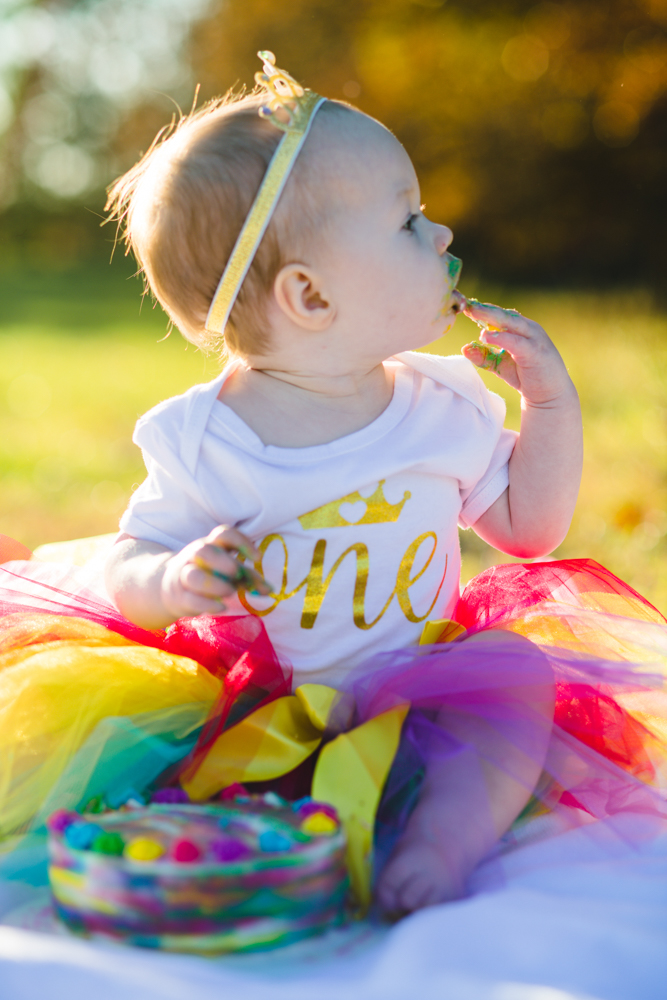 Georgia cake smash photographed by You are Raven